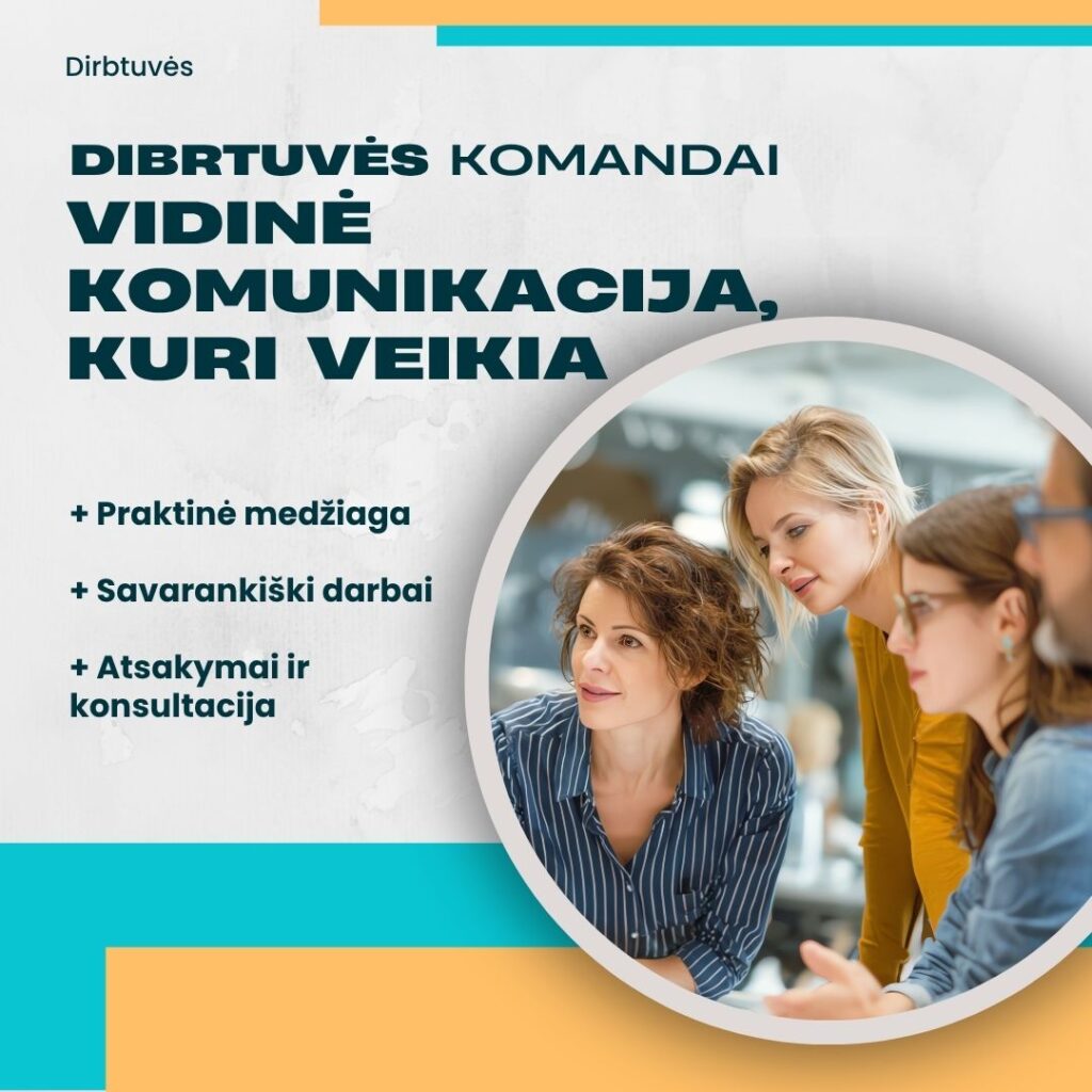 Vidinės komunikacijos mokymai komandai