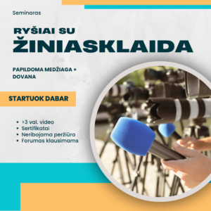 Mokymai Ryšiai su žiniasklaida