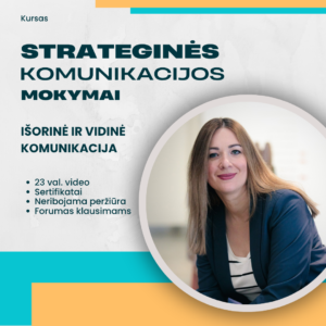 Strateginės komunikacijos mokymai, kursas