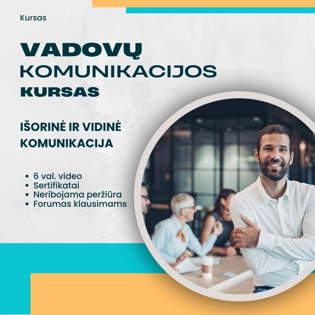 Vadovų komunikacijos mokymai