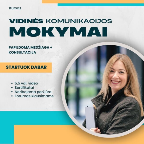 Vidinės komunikacijos mokymai