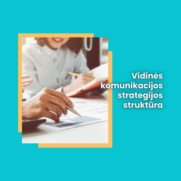 Vidinės komunikacijos strategijos struktūra